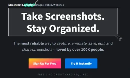 Markup Hero screenshooter
