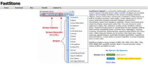 Λήψη οθόνης FastStone Capture